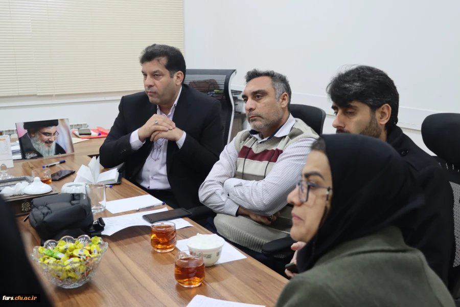 جلسه، کمیته برگزاری مسابقات ورزشی دانشگاه فرهنگیان فارس برگزار شد. 4