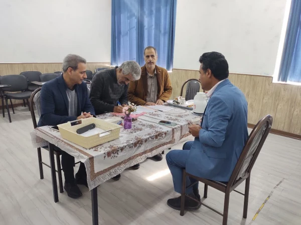 گزارش برگزاری مصاحبه علمی و عمومی متقاضیان تدریس
 6