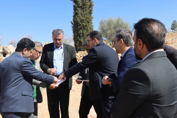 بازدید مدیرکل دفتر برنامه و بودجه سازمان مرکزی از زمین دانشگاه جامع فرهنگیان فارس 5