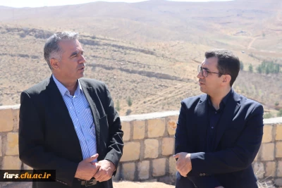 بازدید مدیرکل دفتر برنامه و بودجه سازمان مرکزی از زمین دانشگاه جامع فرهنگیان فارس