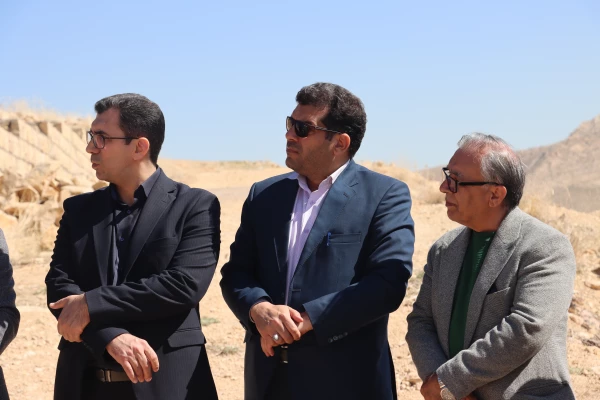 بازدید مدیرکل دفتر برنامه و بودجه سازمان مرکزی از زمین دانشگاه جامع فرهنگیان فارس 22