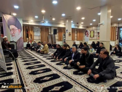 برگزاری مراسم بزرگداشت چهلمین روز شهادت مقام معظم رهبری و یادواره شهدای مظلوم مدرسه شجره طیبه و شهدای دانشجو، معلم و معلمان شهید