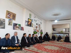 دیدار مسئولان دانشگاه فرهنگیان فارس با خانواده شهید حسین بابری 2