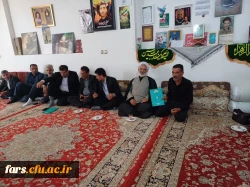 دیدار مسئولان دانشگاه فرهنگیان فارس با خانواده شهید حسین بابری 7