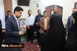دیدار مسئولان دانشگاه فرهنگیان فارس با خانواده شهید عباس عرفانی فر
 7