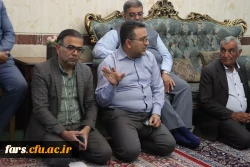 دیدار مسئولان دانشگاه فرهنگیان فارس با خانواده شهید عباس عرفانی فر
 12