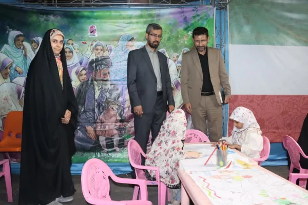 حضور معاون فرهنگی و تربیتی دانشگاه فرهنگیان در موکب فرهنگی دانشگاه فرهنگیان استان فارس  19