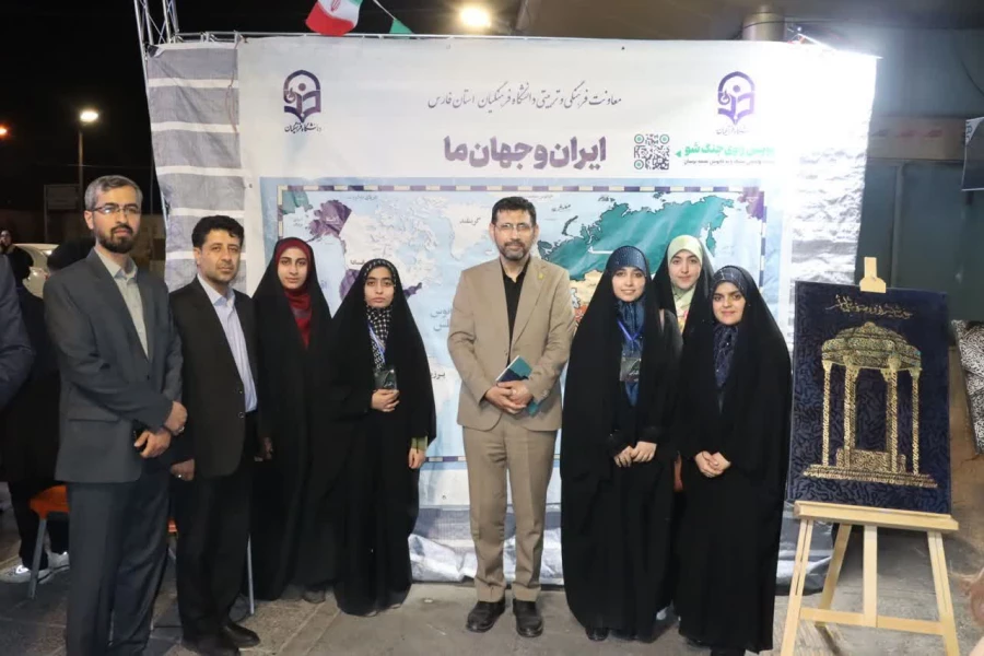 حضور معاون فرهنگی و تربیتی دانشگاه فرهنگیان در موکب فرهنگی دانشگاه فرهنگیان استان فارس  20