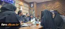  نشست خبری رویداد بزرگ نقد فیلم دانشجویی «کیمیای نظر» در دانشگاه فرهنگیان استان فارس 6