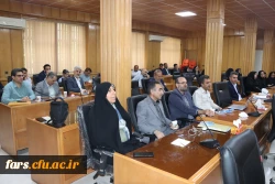  نشست هم اندیشی اعضای هیئت علمی و مدیران آموزشی دانشگاه فرهنگیان فارس با معاون آموزشی دانشگاه فرهنگیان کشور
 16