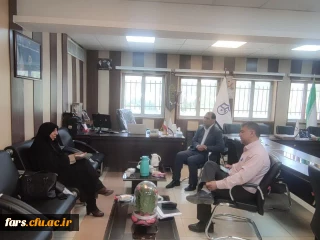 بازدید سرپرست دانشکده علوم تربیتی دانشگاه فرهنگیان استان فارس از دانشکده شهید مطهری در راستای هم افزایی و ارتقای تعاملات دانشگاهی